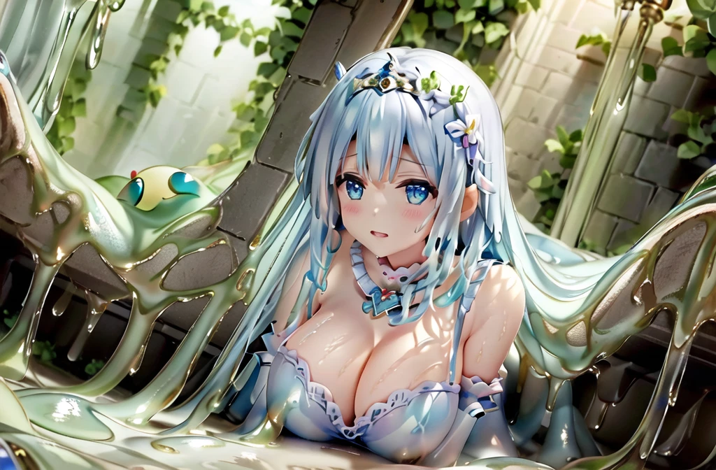 princess, slime, musterbation, stinky