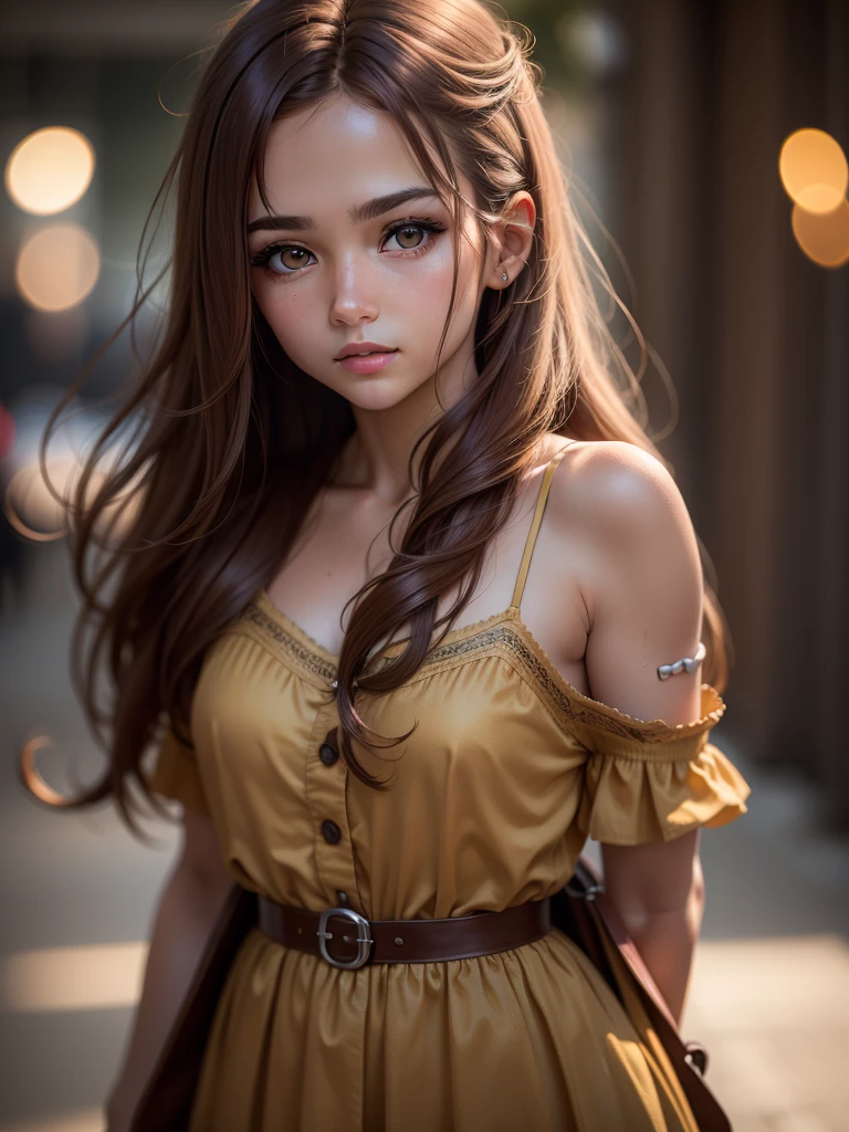 Beautiful girl photographer, brown-hair, brown eye, (8K, photo in RAW format, beste-Qualit, tmasterpiece:1.2), Ultra-detailed, (high-detailed skin:1.2), 8K UHD, DSLR camera, soft-lighting, hiquality