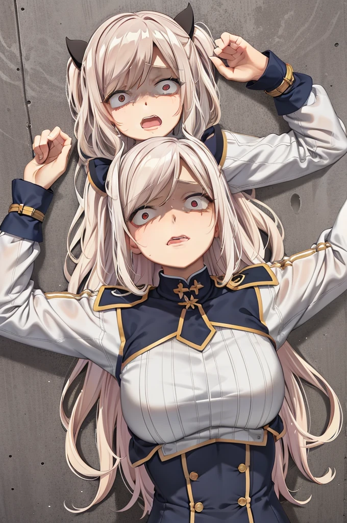 tied up,bondage,scared expression