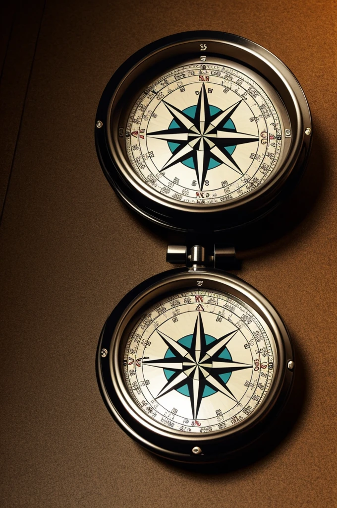 Generate a shield with a compass 