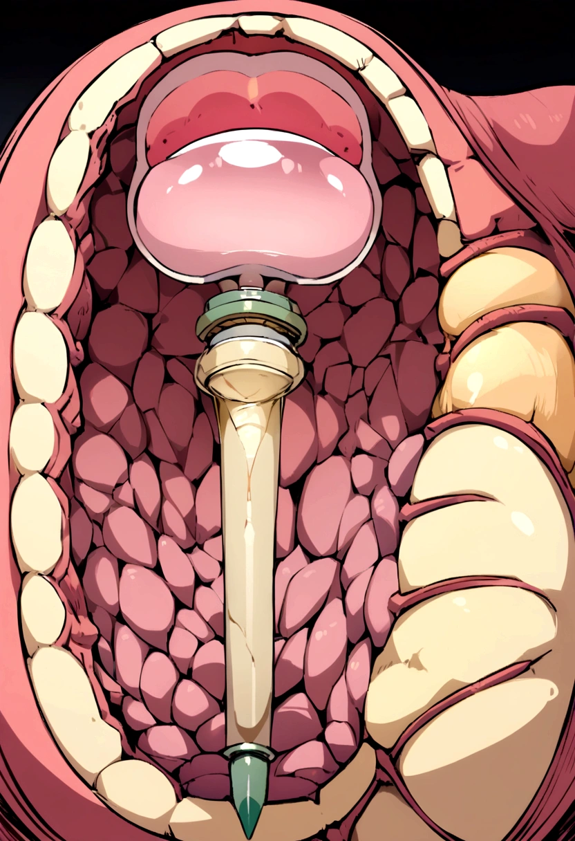 A cross-sectional view of the thyroid gland is displayed.