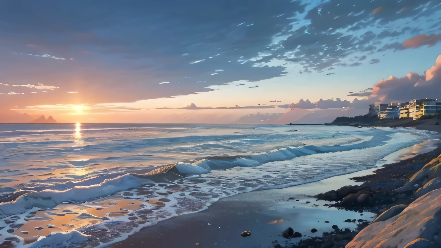(masterpiece:1.2), Highest quality,Pixiv, Cebu coastline,Asahi,