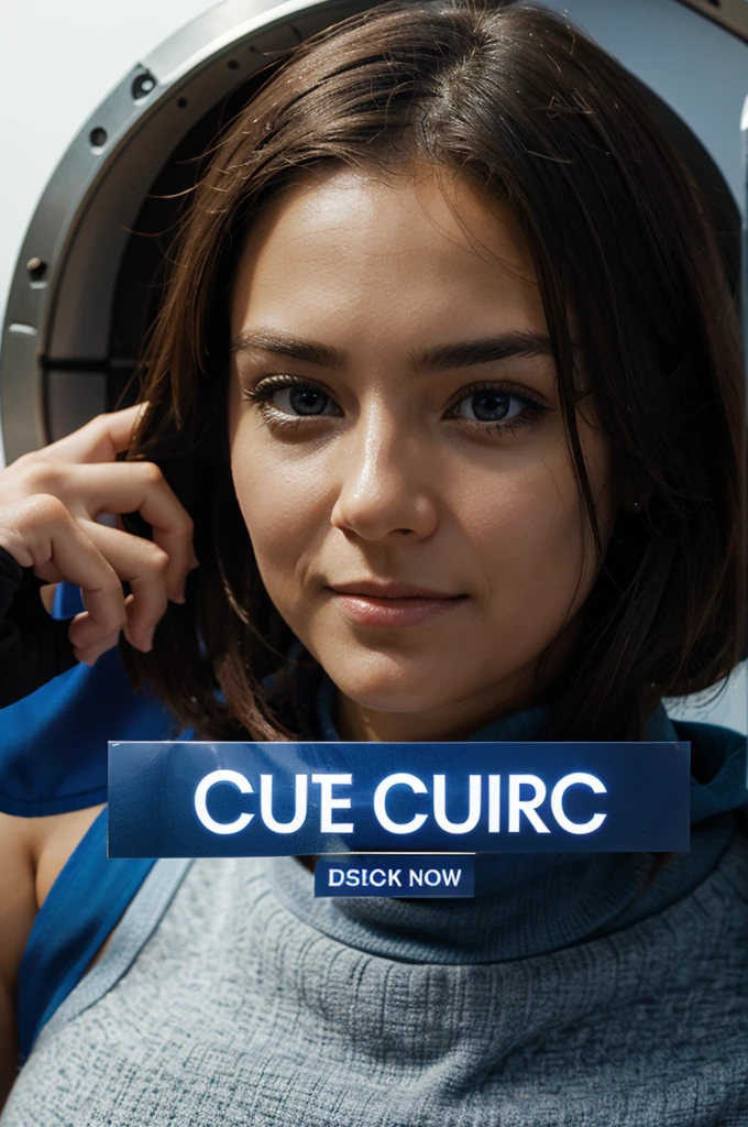 create an image of with display text "contact us" futurestic banner image.