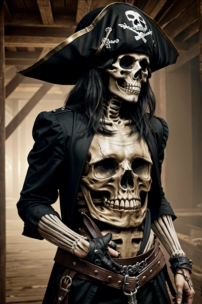 Skeleton pirate image