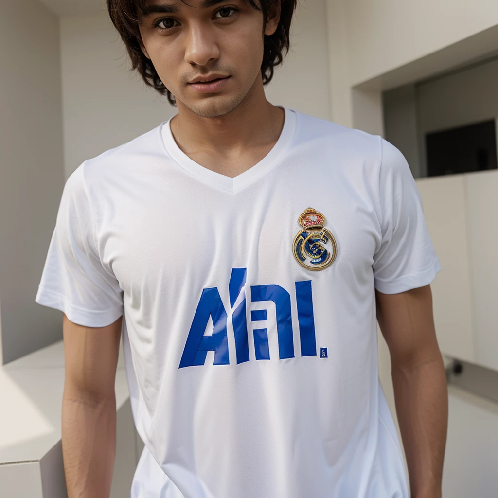 Real Madrid shirt with the name Anis on it