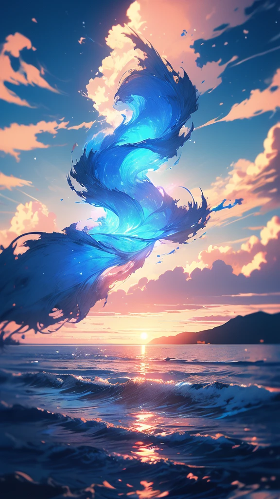 The clear blue sky is tinged with a deep blue, characteristic of summer. Looking from one end of the sky to the other, the gradation of blue changes subtly, becoming more transparent the further one's gaze goes. The white clouds floating in places are as fluffy as cotton candy and are slowly being carried away by the wind. The sun rises high, casting an intense light that casts a firm shadow on the earth. Its light leaks through the trees, creating flickering shadows on the ground. Under a blue sky, green leaves glisten in the light, and in the distance, the silhouettes of mountains appear thin. If the ocean is nearby, the sound of gentle waves can be faintly heard and the scent of the tide wafts in the air. The smell of grass and flowers also mingle, and the air is filled with the scent of summer. The cicadas' chirping echoes through the air, their sound further enhancing the serenity of the summer day.
Translated with DeepL.com (free version)