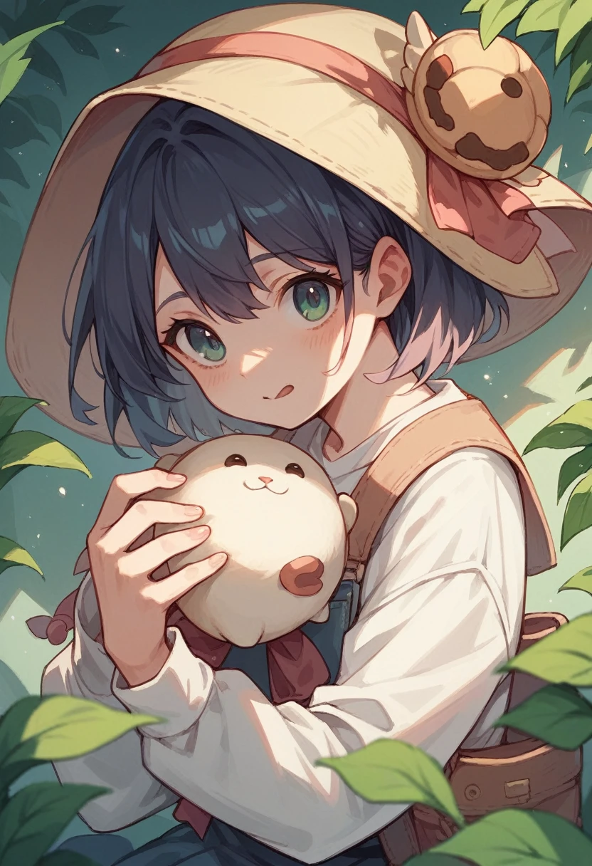 Girl , silence, anime, cute,