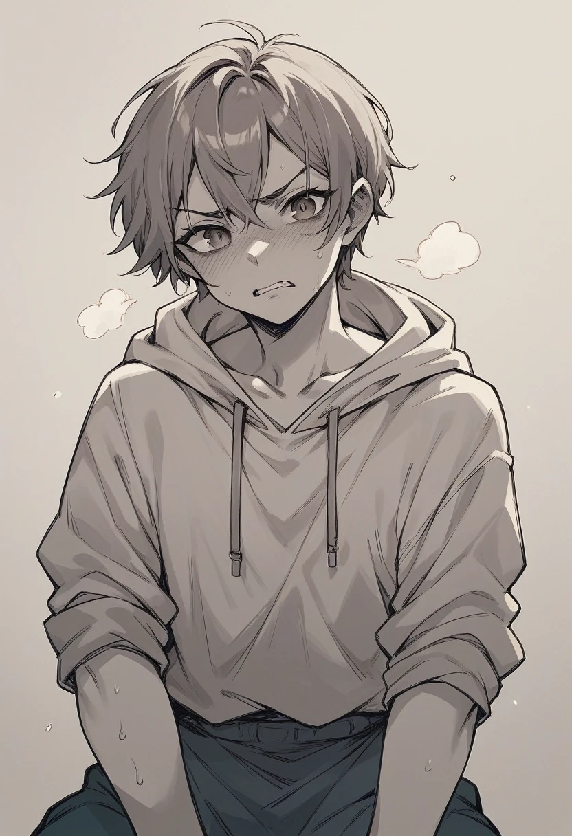 Telling to be silent, cute