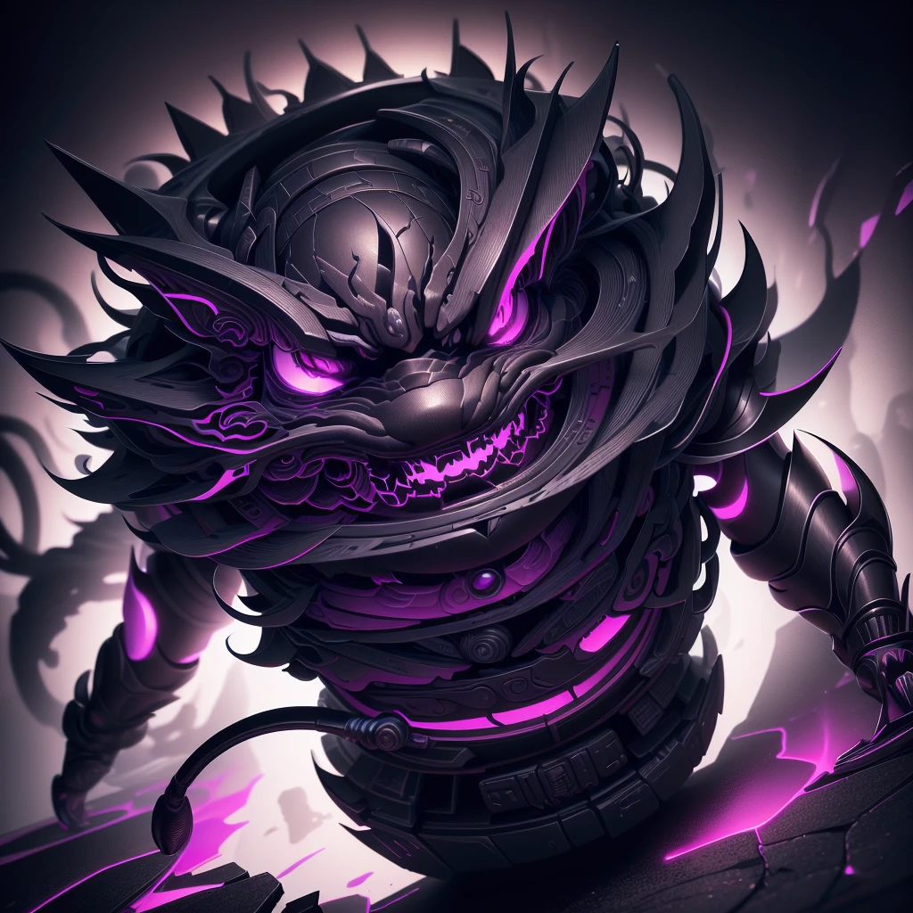 black and white samurai Lion, extremely detailed eyes and face, beautiful detailed face, long eyelashes, futuristic Tokyo city, samurai sci-fi armor, sci-fi style, neon colors, cyborg, katana, Japanese, (best quality,4k,8k,highres,masterpiece:1.2), ultra-detailed, (realistic, photorealistic, photo-realistic:1.37), cinematic lighting, dramatic atmosphere,