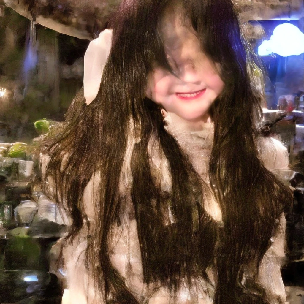 Chinese girl with big and long brown hair, sexy and hentai girl