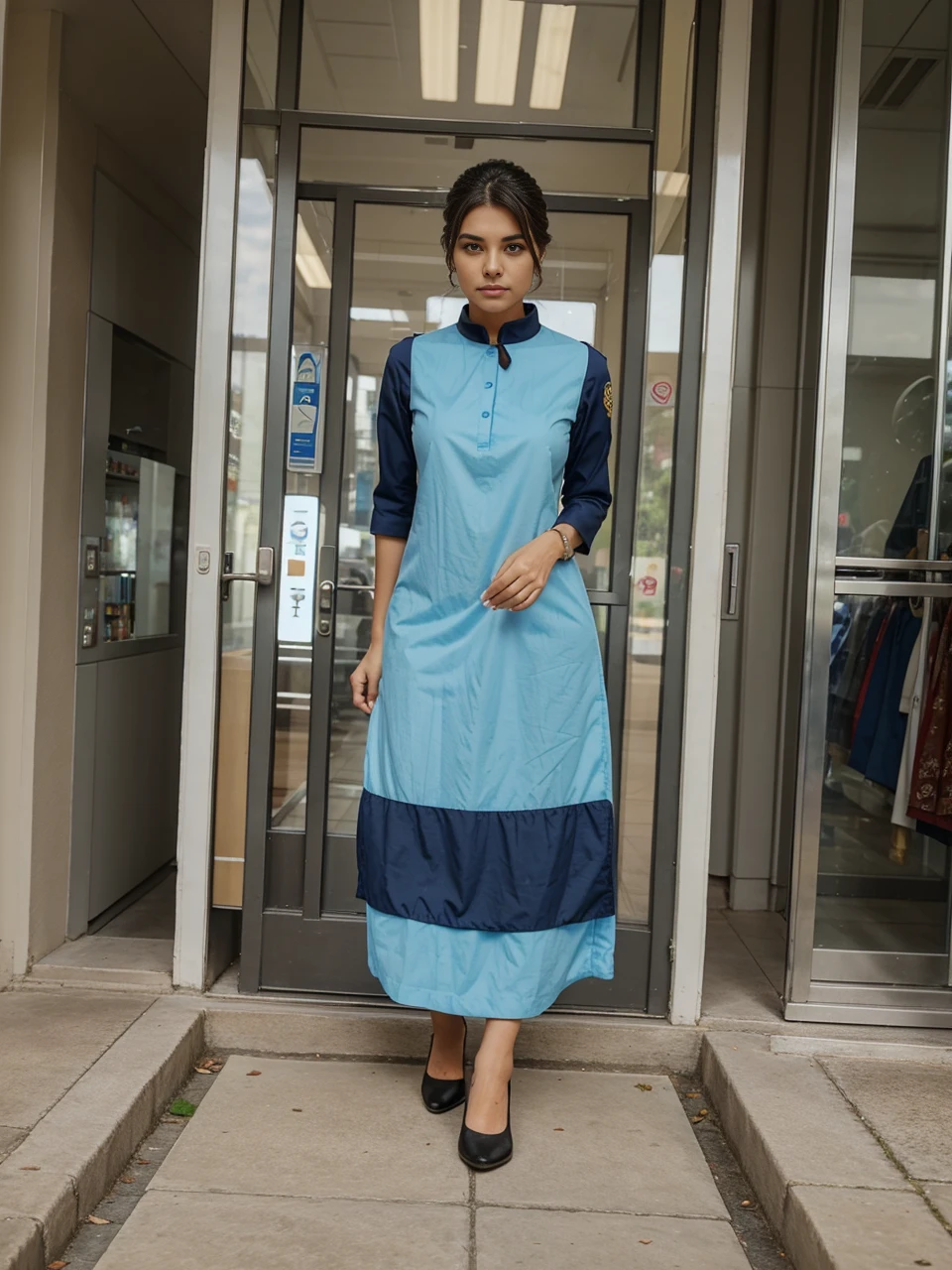Change this dress and wear police dress