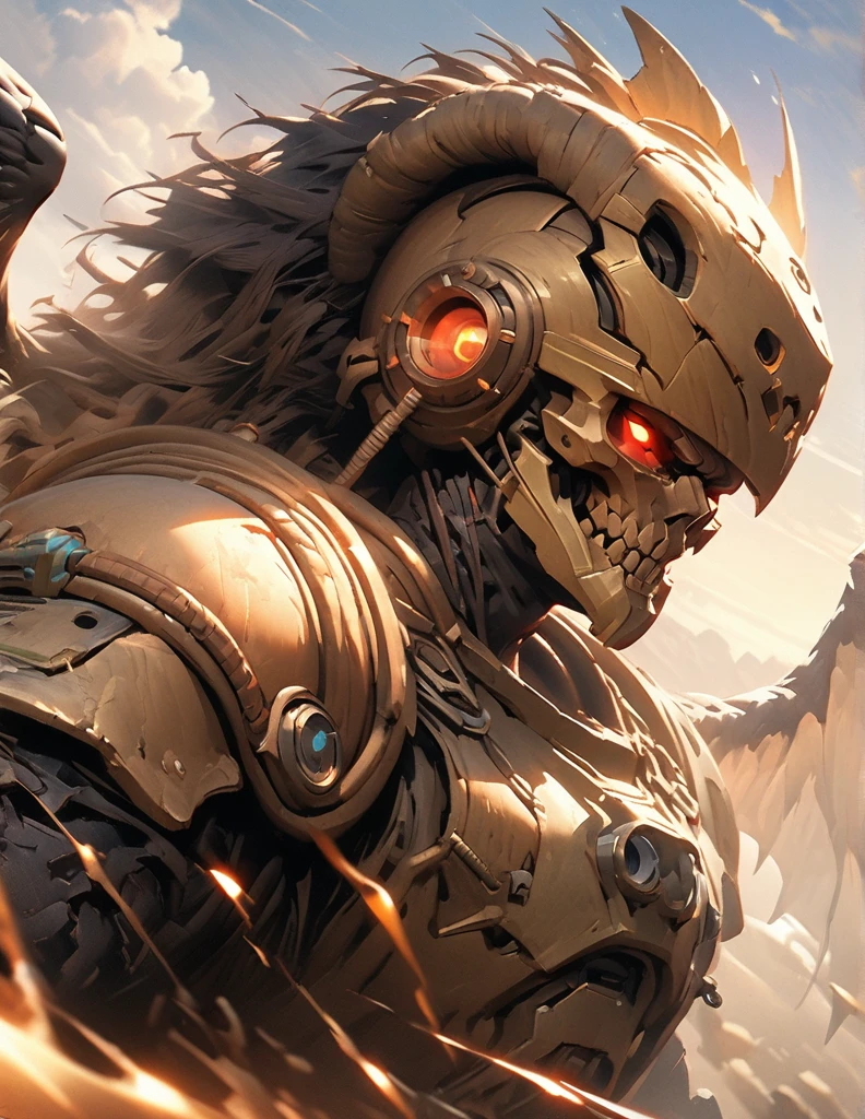 quality(8k wallpaper of extremely detailed CG unit, ​masterpiece, hight resolution, top-quality, top-quality ,hyper realisitic, digitial painting,increase the resolution,RAW photos，best qualtiy,highly detailed,the wallpaper),BREAK,8K, monster with big wings, skull helmet, glowing lighting 