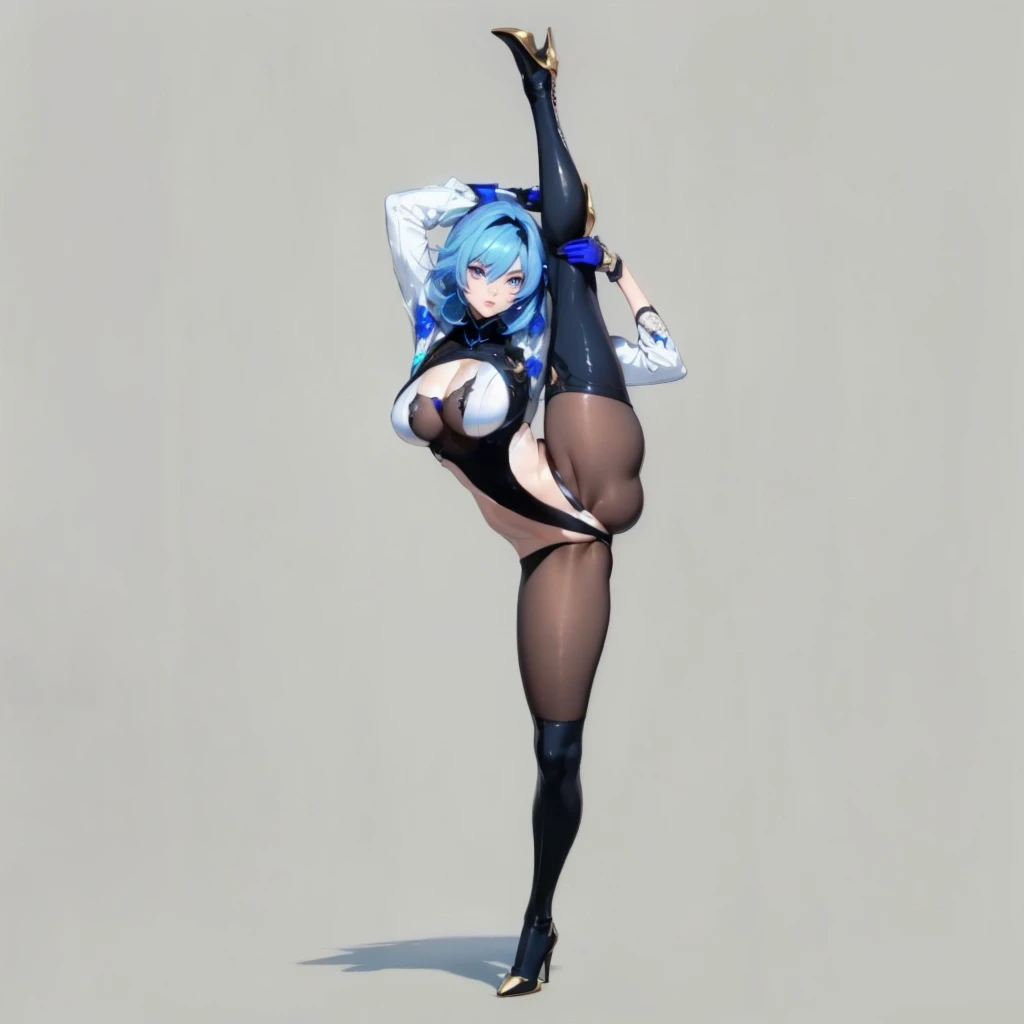 ((1girl, solo, full body, full body front)), (perfect anatomy, perfect hands, perfect legs), beautiful body, natural proportions BREAK
((extremely detailed face)), (beautiful detailed eyes:1.6), (realistic pupils, realistic iris:1), expressive eyes, looking at viewer, (clear eyes:1.2), (sharp facial features:1.2), (hyperrealistic:1), (detailed skin texture:1.2), smooth skin, (blue hair), (golden eyes), (short hair:1.3), (mature female:1.5), (large breast:1.3) BREAK
(skin tight:1.5) BREAK
(masterpiece:1.2), best quality, high resolution, (highly detailed shading), (realistic lighting:1.2), anime-style, perfect lighting, vibrant colors, dynamic tones, striking hues, 8k, absurd resolution, perfect shadows, hdr, UHD, ambient lighting, realistic, ultra-realistic, photo realistic, highly detailed, rich detail, luminous colors, fine texture, intricate design, professional illustration, (soft light:1.2), (illustration:0.8)