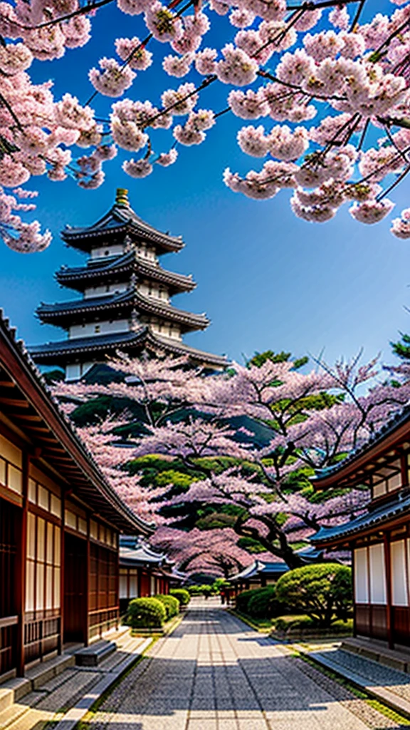 Cherry blossoms Japanese style Asian Fantastic