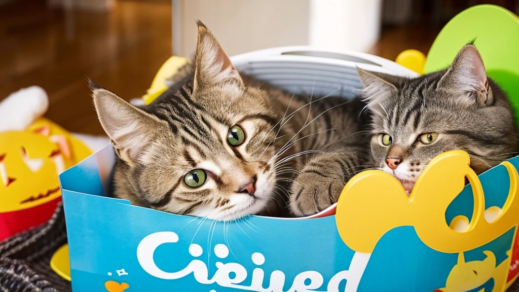 Cat as a Happy Meal toy