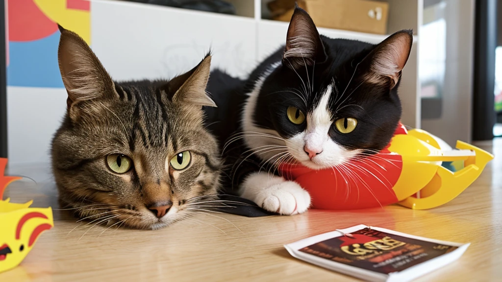 Cat as a Happy Meal toy