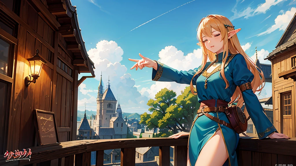 masterpiece, best quality, ultra-detailed, glistening shiny, glowing light, ray tracing, HDR, (perfect face, detailed face, detailed eyes), 8k,HD,ultra realistic face, ray tracing, perfect lighting, best quality, ultra-detailed, High resolution, Full body, Description Girls, detail hands, Detail fingers, Detail Face, cute face, detail legs, overdetailed art, Fine details,1girl, Full body, Description Girls, detail hands, Detail fingers, Detail Face, cute face, detail legs, overdetailed art, Fine details, blonde hair, wavy hair, long hair, blue eyes, smile, blue military uniform, ((skydeep))