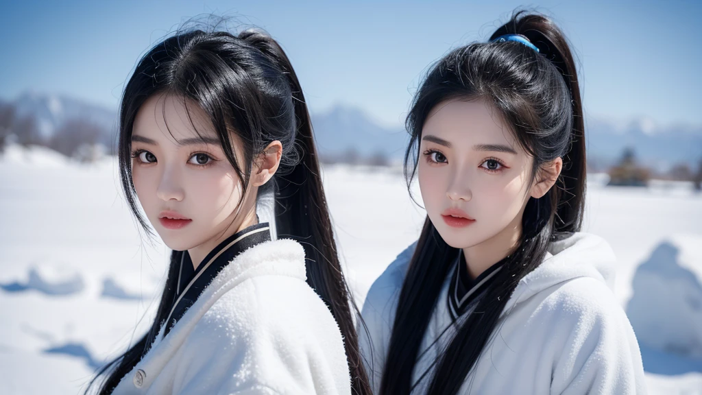 name:Xuefan's age:8-year-old physical description:
Xuefan has long black and shiny hair,She often ties it into a ponytail,To facilitate action。Her eyes are deep and bright,Shining with wisdom。Her face is beautiful,Fair skin,As pure as a snow-covered mountain。She was wearing a simple adventurer's outfit.,The hem is embroidered with delicate patterns,It shows her tenacity,Reveals a hint of feminine beauty。