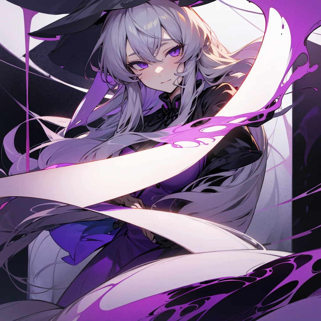 Please draw Yakumo Yukari。
Her hair is long、There is a ribbon on the front。
And his eyes are purple。