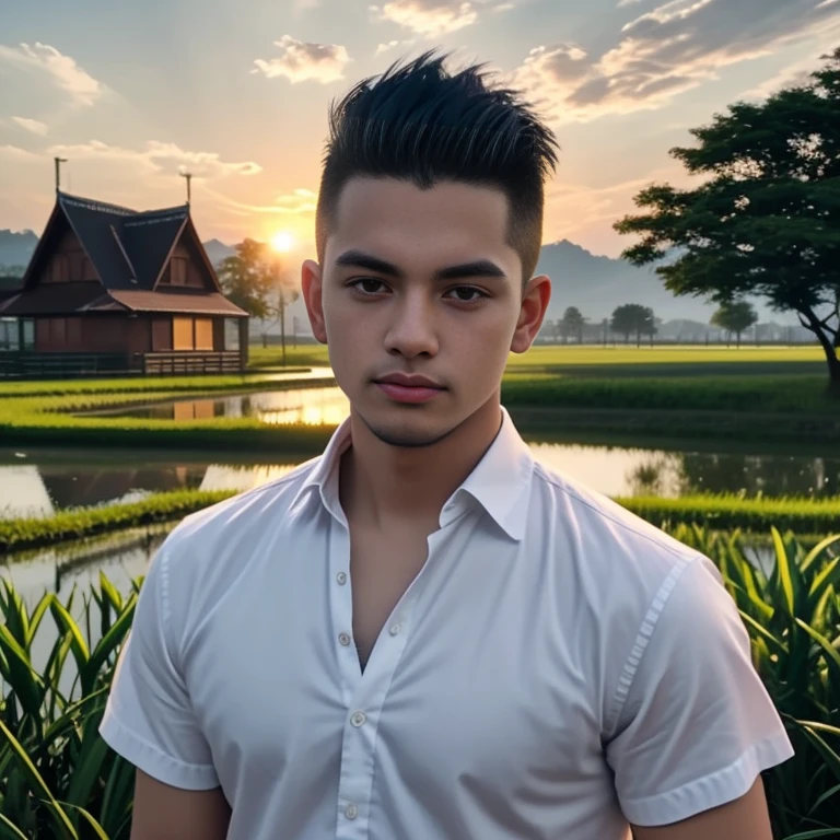 Aarav man, 25 years old, short black haircut, standing in the middle of the road., Hero Moves, standing next to car, Nissan 350z middle shot, The promotion is still on., The promotion is still on., Zach Retz, Shot with canon eos r5, Shot with canon eos r5, moody movie lighting, Rafael Pernaz, Photo Editor, Alexander Rostov, Still from Riverdale, Portrait 8 k, cyberpunk noir, ultra realistic, neon, photography model, raw image, dsrl, neon signs, purple, light blue, red