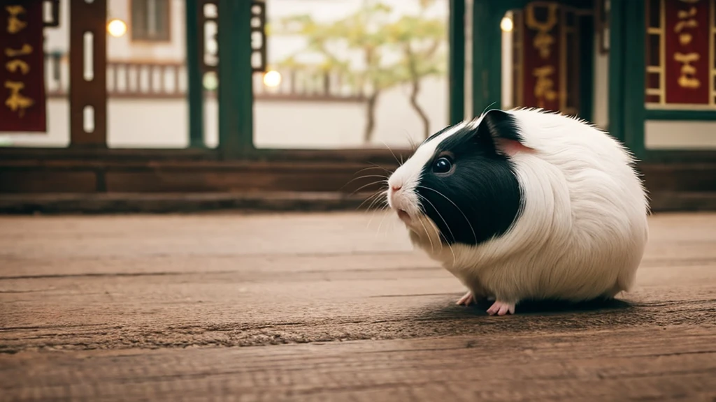 Guinea pig as a kungfu master