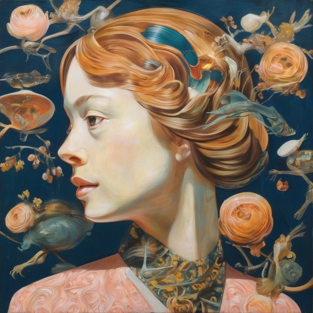 (ultra-detailed background, detailed background), absurdres, highres, ultra detailed, extremly detailed, 1girl, (bunch of flowers:1.3), (zentangle:1.2), (geometric:1.2),(colorful), Stylized poster, Russian beauty, in sunflowers, (artist Andrey-Remnev), ((Best Quality, tmasterpiece)), Extreme detailing, 8K