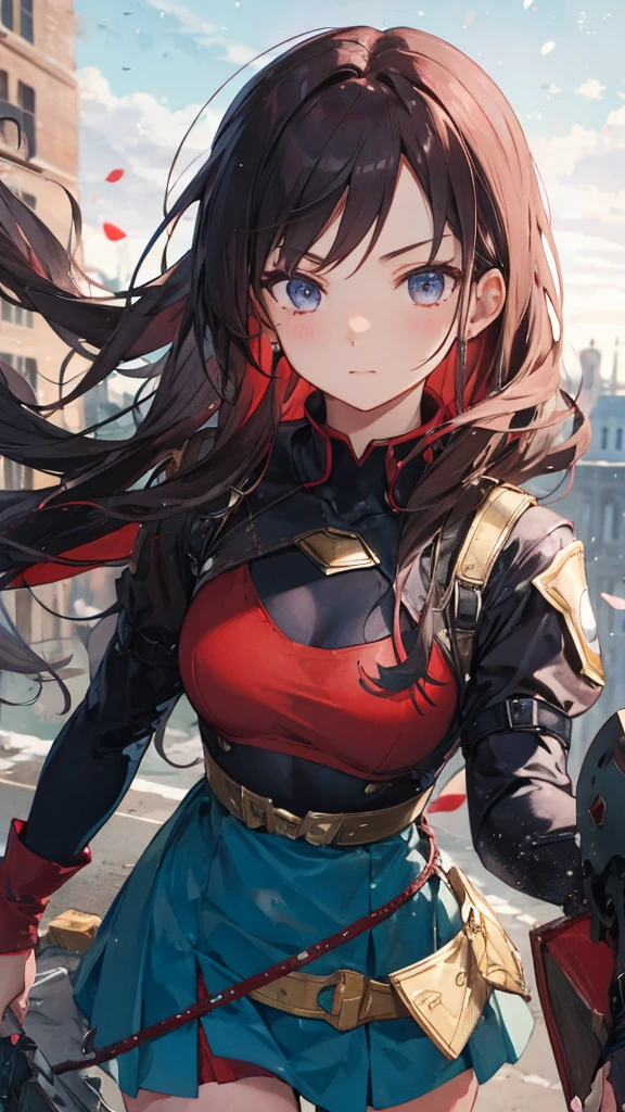 hero'Wei Zi's ancient masterpiece,Close-up of brunette woman,mystery,Ancient Charm,Beautiful epic character art,Presenting stunning aesthetics and antique atmosphere,The delicate brushstrokes and depth of field immerse you in the scene,Fan Qiwu's world-class mountain and river scenery,Liu Yifei,
