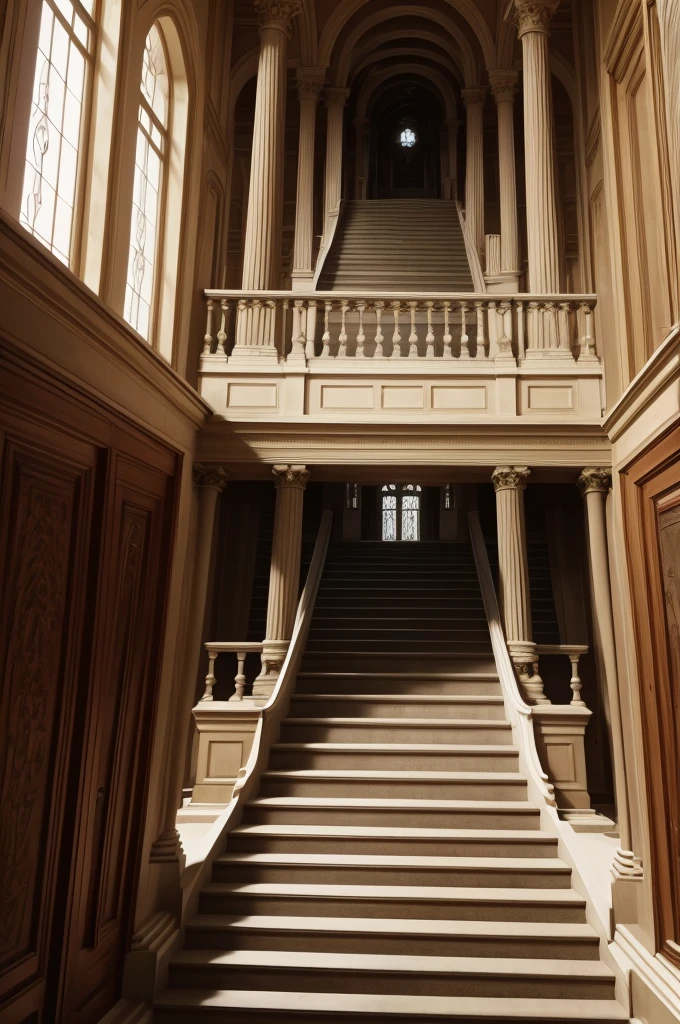 Stairs of an endless mansion