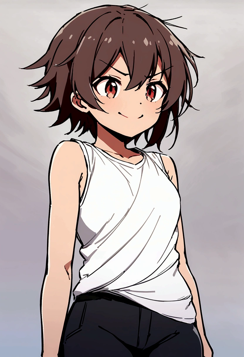 Mocking smile