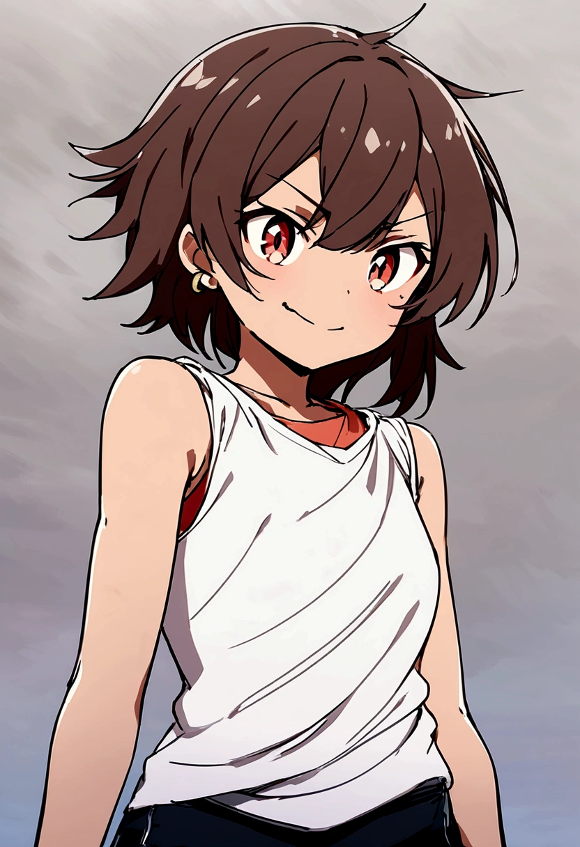 Mocking smile