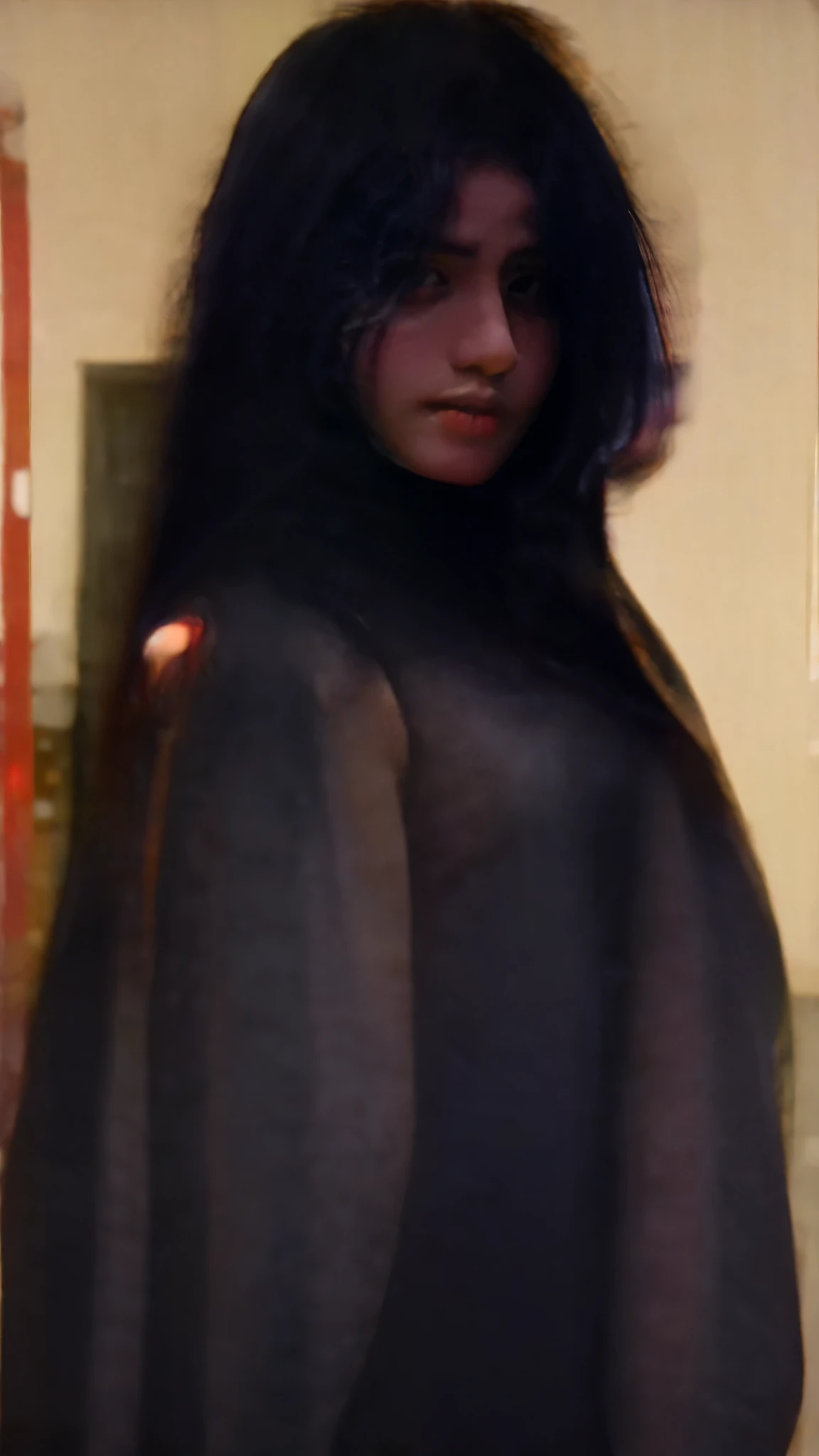 A Indian girl model red dress black hair, Surrealism, 8k, super detail