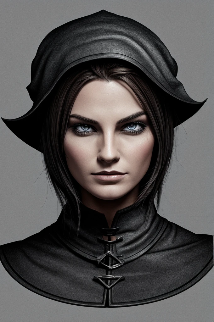 Scary castel digital drawing