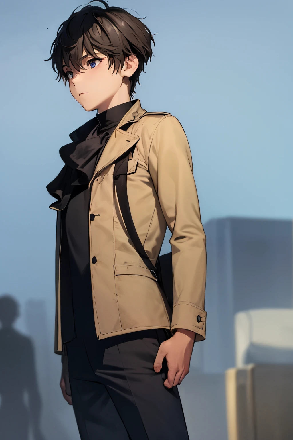 solo, ((1boy:1.5)), silhouette