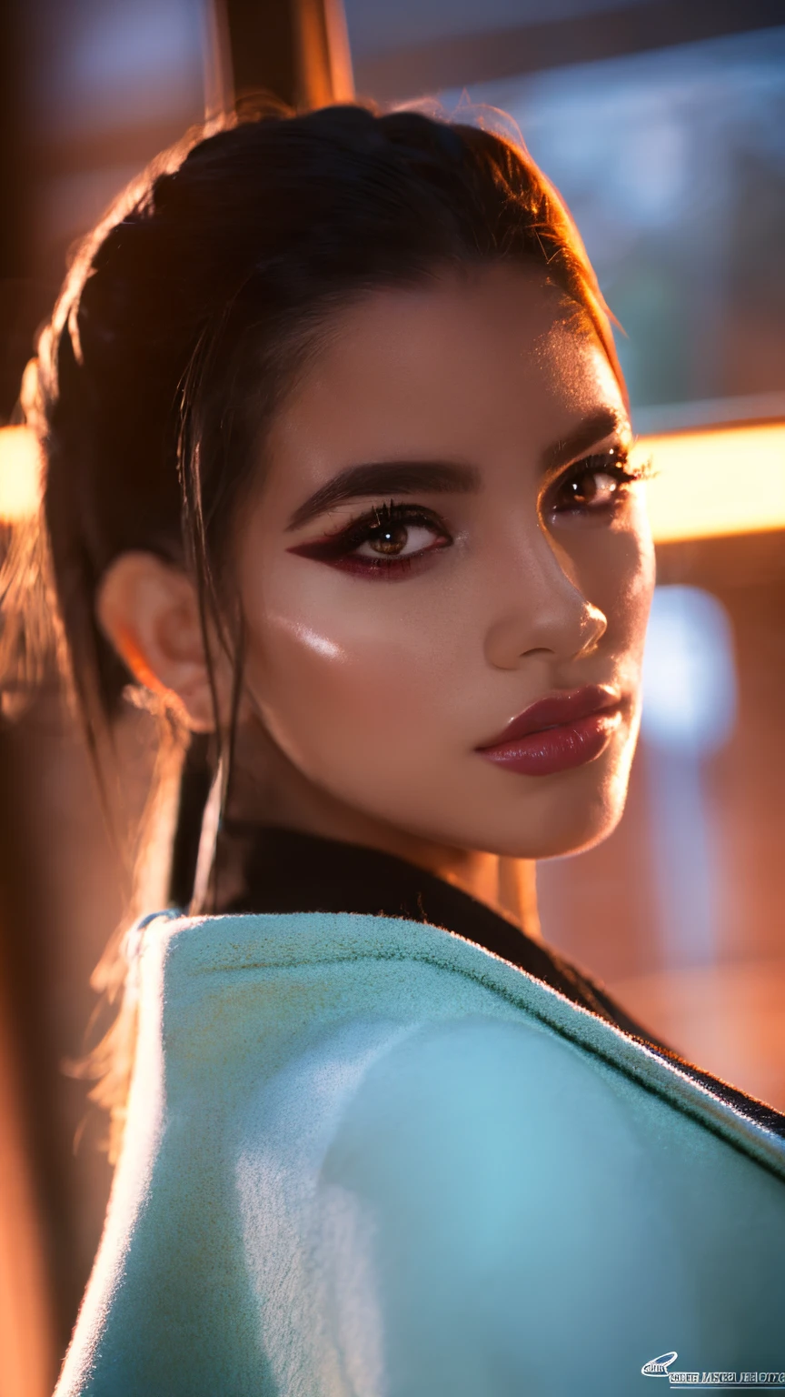 1girl, milf, huge breasts, anime style, (best quality,4k,8k,highres,masterpiece:1.2),ultra-detailed,(realistic,photorealistic,photo-realistic:1.37),beautiful detailed eyes, beautiful detailed lips, extremely detailed eyes and face, long eyelashes, intricate details, highly detailed, soft lighting, warm colors, cinematic lighting, glowing skin, detailed clothing, dynamic pose