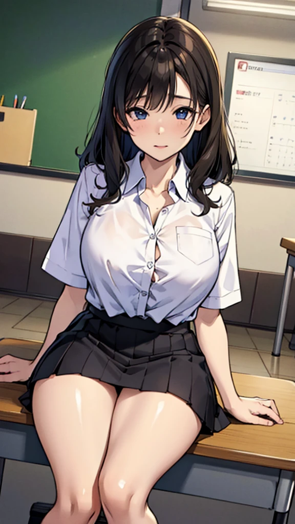 woman、teacher、classroom
