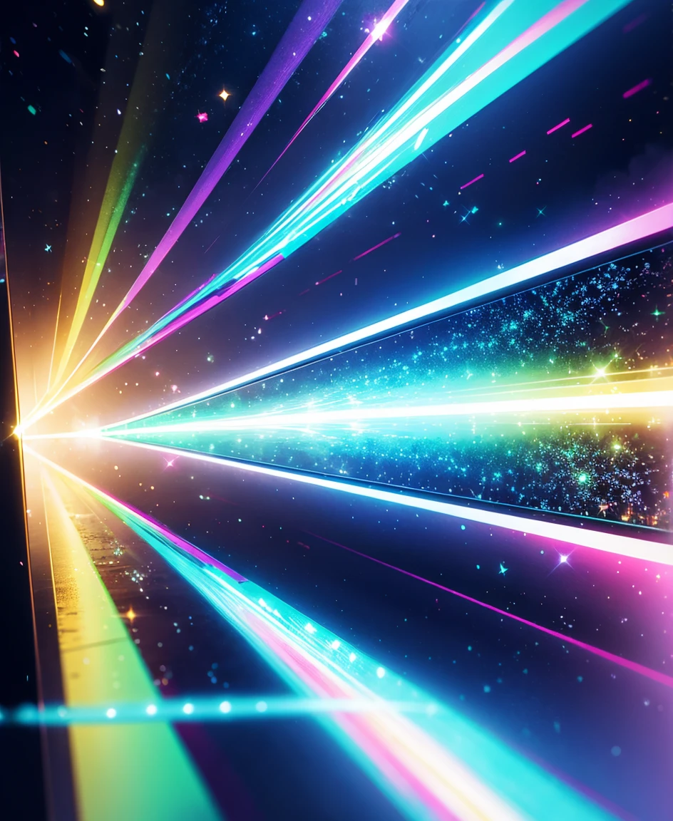 Holographic glow effect