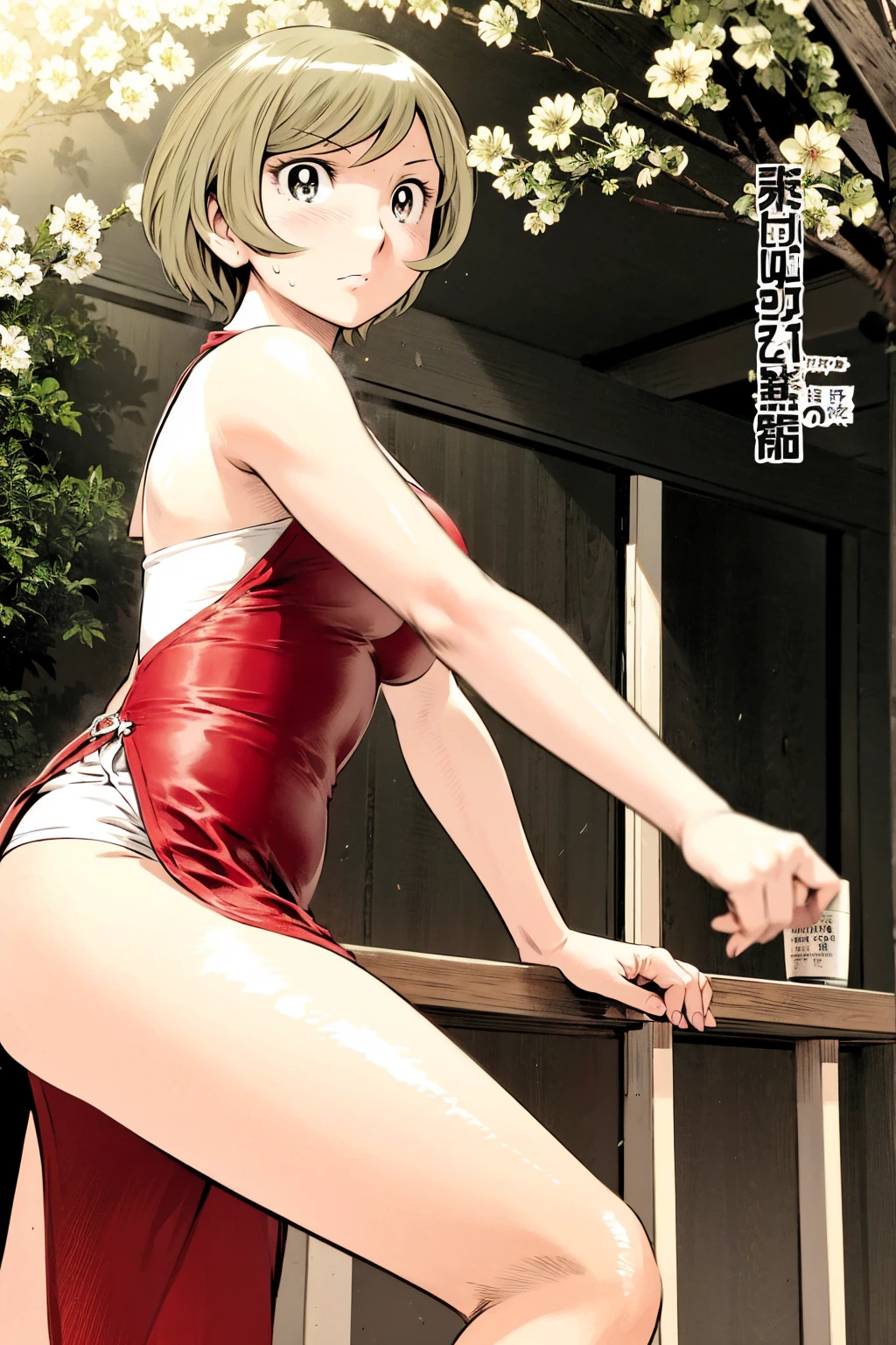 anime girl with short hair and no shirt on, female anime character, portrait of anime woman, anime woman, anime style characters, manga characters, anime character, various poses, anime girl, anime style portrait, portrait of anime girl, 魅力的なanime girl, with short hair, semi-realistic anime style, cute natural anime face, anime girlの肖像画