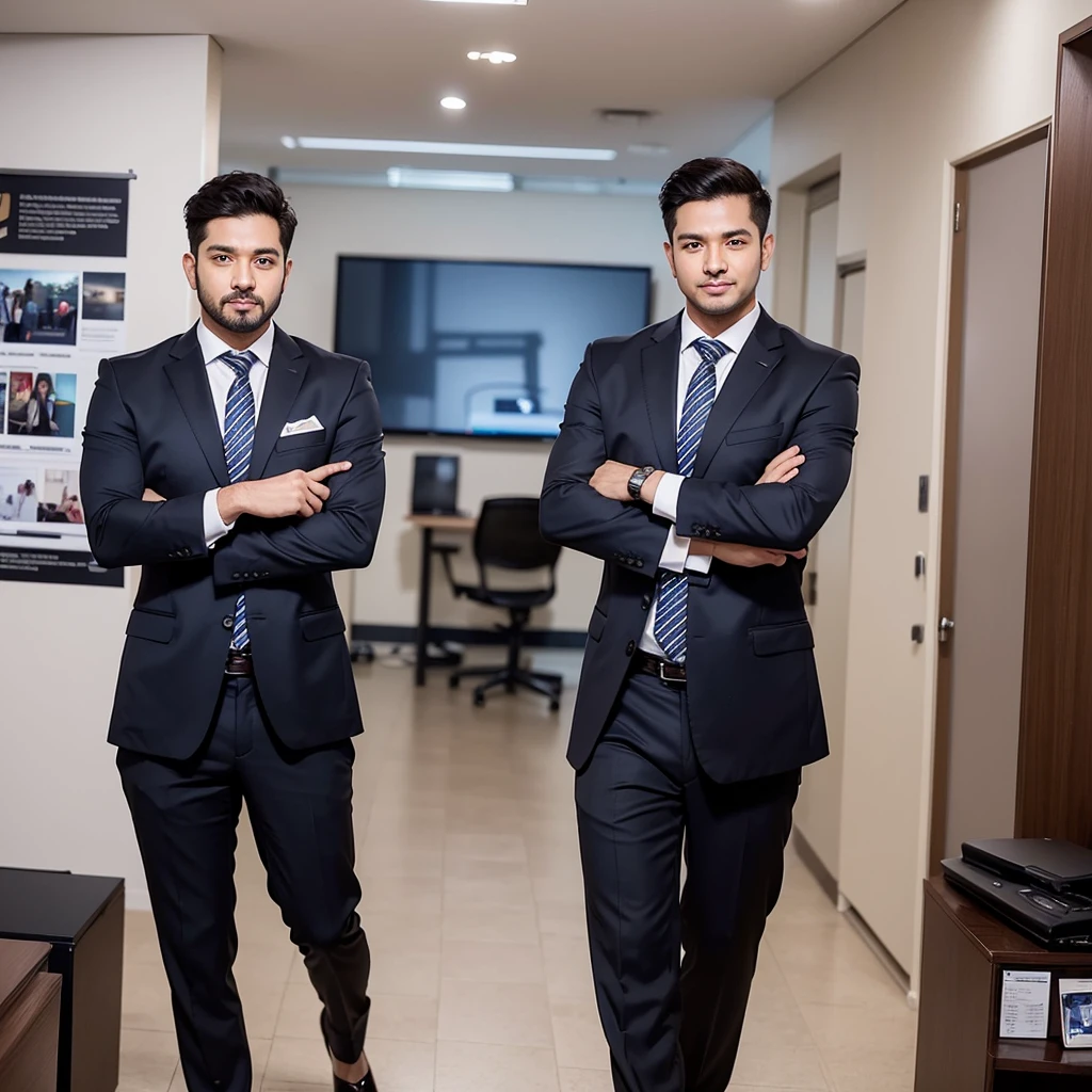 Create multiple images, Realistic men a working professional with speciality in mexical billing, payment posting, 4 years of experience, Formal dresseing, presentimg a presentation, team leader, subject matter expert, Polite behaviour, 