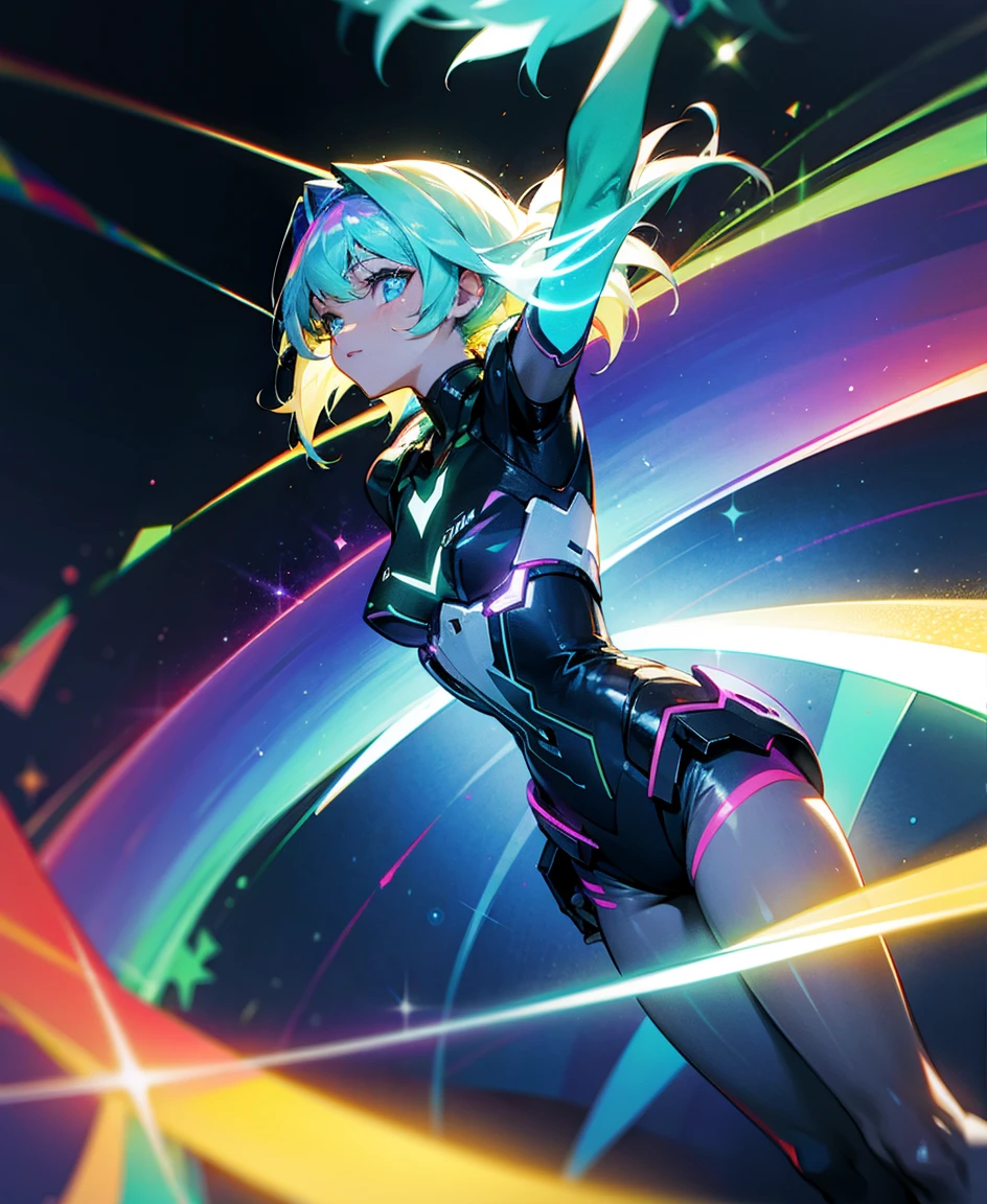 Holographic glow effect