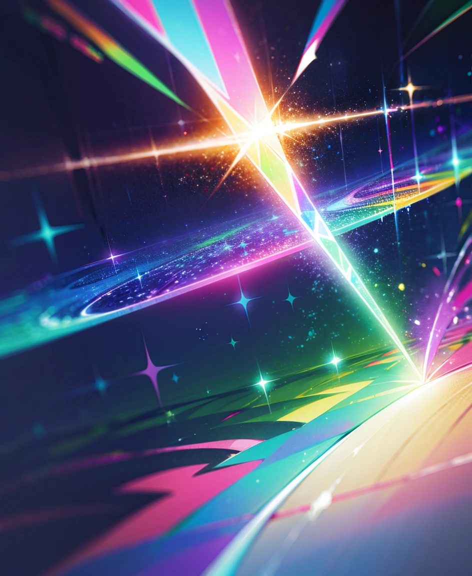 Holographic glow effect