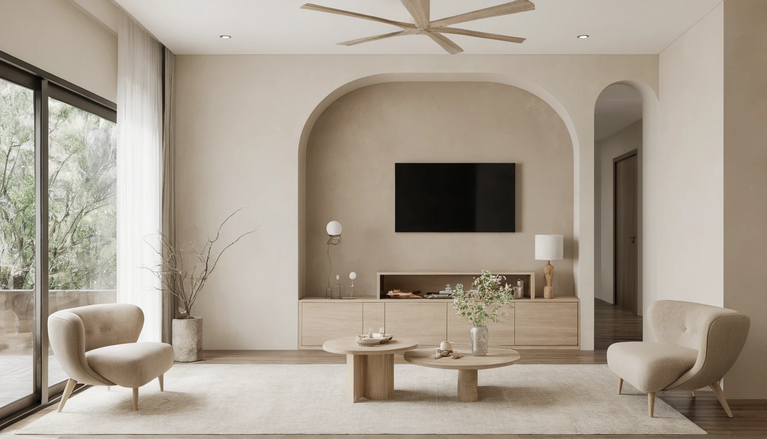 Raw photo,Masterpiece, high quality, best quality, authentic, super detail,
soft curves, aiaigroup, wabi sabi, indoors, scenery, living room
daylight