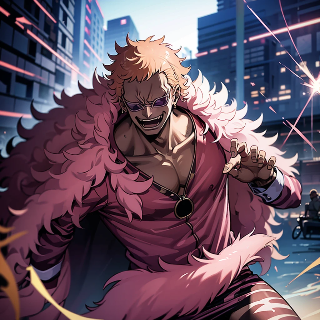 Doflamingo launches a cyber attack on the high-floor warehouse