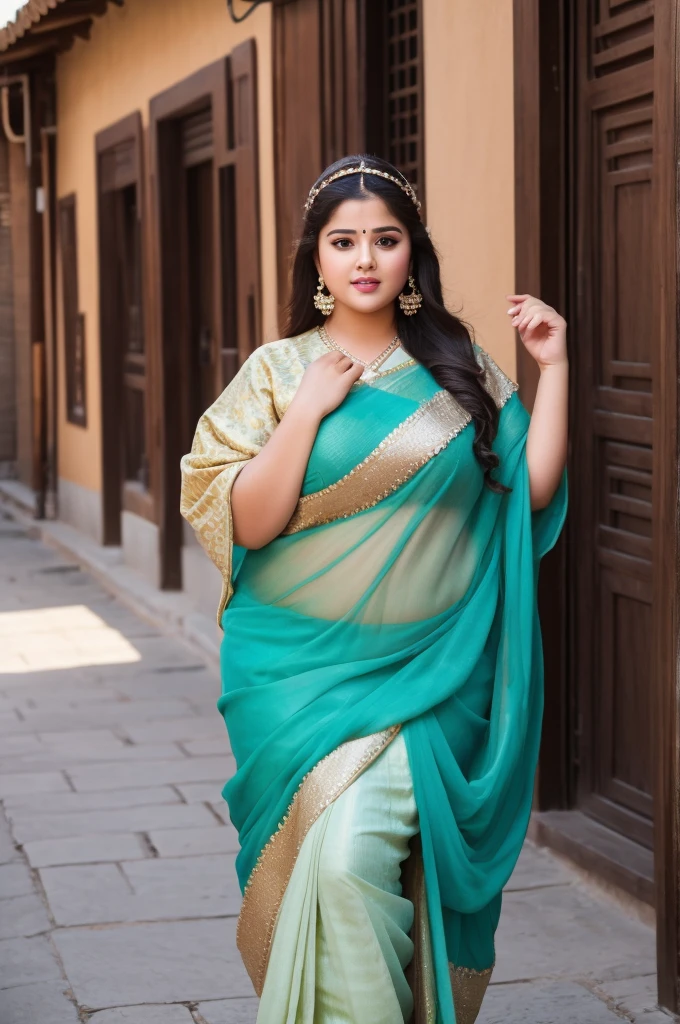 1 Heavenly beautiful and goddess beauty cute and sweet looking face Arabian woman in Table Mountain, Heavenly beautiful Overweight, Heavenly beautiful Extremely fat, Heavenly beautiful and attractive Chubby figure , Heavenly beautiful looking and eye catching luxury style tight fitting elegant saree, reaching out, Heavenly beautiful Arabian woman, 16k, High resolution, masterpiece, highest quality, fine skin, Realistic Photograph
