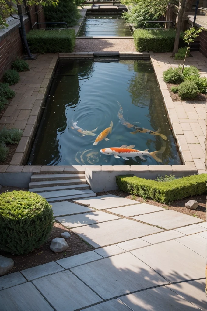 Modern outdoor garden