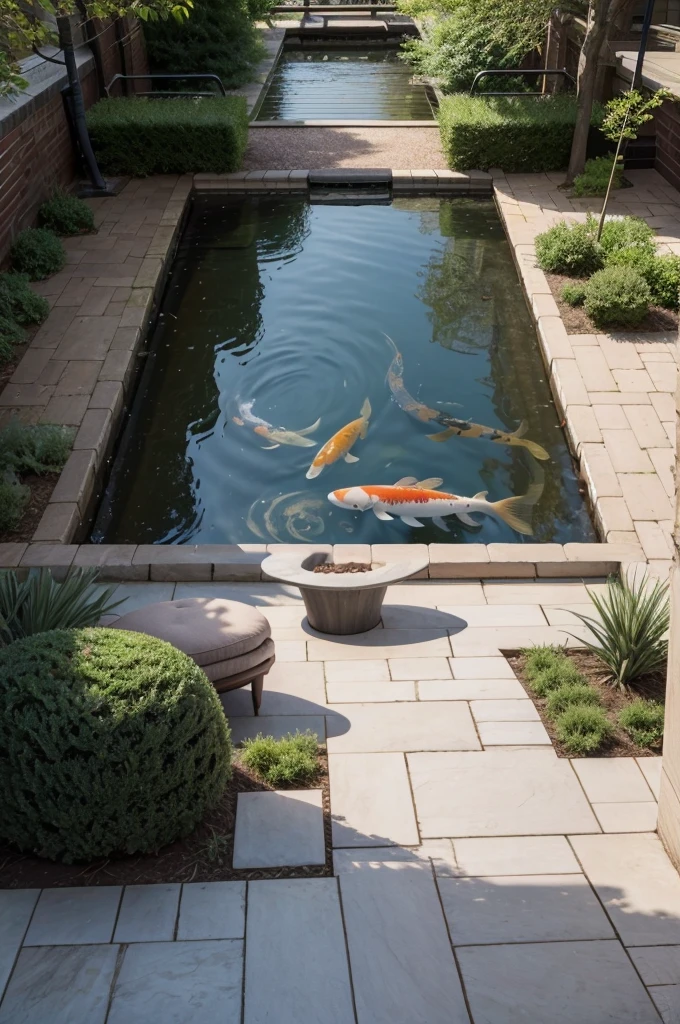 Modern outdoor garden