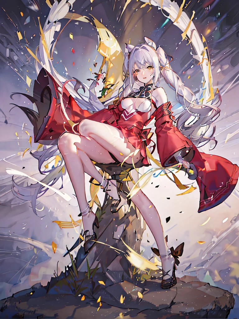 An illustration,masterpiece,girl,Bob Hair,Brown Hair,beautifuleye,Cleavage,Small breasts,(Sexy face),Cabaret Club,(VIP Room),hostess,Red backless dress,(Show me your back),(look back),Bare shoulders,((whole body:1.3)),((Black high heels:1.1)),茶色のeye,(small sparkly earrings),Close your mouth,{Depth of written border},(Particles of light:1.1).Photorealisticです、It is high resolution.、Gentle Light、1 Female、soloで、Hip Up、Glowing Skin、(A detailed face)、Hair with white waves、見る者を誘うeye、恋人eye線、inviting expression、Sexy smile、Perfection & Style、Perfect balance、Detailed skin、Naughty conflicts、I can see your chest、showing her:1.2、showing her:1.2、Horizontal feet、(At 32K、Live Shooting、Highest quality、workmanship:1.2)、(Spreading her legs wide、Spread your legs wide)、(Long twin tails)、Viewers are watching、前からeye線、Bullish、Erotic、Light blue bra、White skin、knees、(Beige pantyhose)、Absurd、Small Face、Bangs from center to center、The forehead is visible、(Embarrassed、skinny、)、workmanship、Highest quality、Ultra-high resolution、beautiful、beautiful、There is only one person、solo、Full Body、cute、Japanese women、Are standing、 (Photorealistic:1.37)、Photon interpretation、Realism、Young face、ブラウンeye、Black socks、(Red bow tie)、Radio City、Physical-based manners are cute、Maebo、Depth of written boundary、Body、Beautiful feet、Beautiful long legs、Slim legs、Tie your hair in one strand on your chest、(I can see the bangs)、lips、Blue_eye、Nose Soft、 (Shui Color)Shirt)、(Navy, blue and white checkered pleated skirt)、kneesが見える、Peaches、Black cotton socks、Nogizaka Idol、actress、Japanese Idols、Slender girl、whole body写真、Super Definition、Black short socks、White Lace Socks Short、At 32K, (((Wonderful))), (((Highest quality))), ((Ultra-detailed)), (((((Big yellow ribbon in hair)))))、((( Headband))))、(((Cat ear)))、((((( Knee-high socks)))))、((((kneesを曲げる))))、((((Open Leg)))))、 (((Maid uniform)))、((((Thin chest))))、(((whole body像)))、(((He wears black platform short boots )))、(((( 1人のgirl))))、(((((Thin chest)))))、((Delicate and beautiful))、((((20歳のgirl))))、(((A smile is a lovely expression))))、 ((((Ruffled uniforms))))、((((White blouse))))、(((Very thin eyebrows)))、((((Ash Brown Twin Tails Hair)) ))、beautifulbeautifuleye、Long eyelashes、(((((Serving)))))、(((Pink clothes)))、(((Red ribbon tie))))、((Light blue small lace panties)) 、(((2 elongated legs)))、(((((Less exposed skin)))))、(((clear)))、((((Sit on the sofa))))、 (((((Slender waist))))、(((Very small hips)))、(((Pleated skirt with grey tan check))))、(((()))))、上eye、、Studio Light、((((Landmine makeup)))、Midsummer
