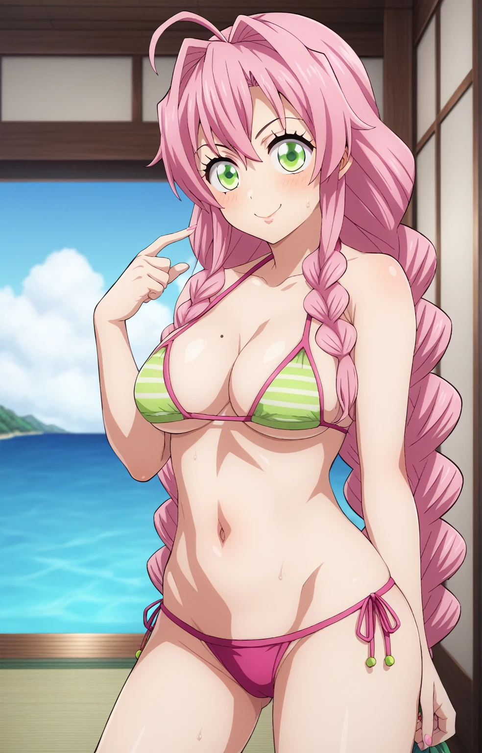 Mitsuri Kanroji hot((Bikini)))