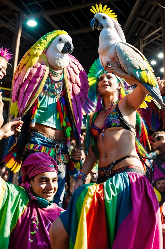 A truly godless rave but only with cockatoos