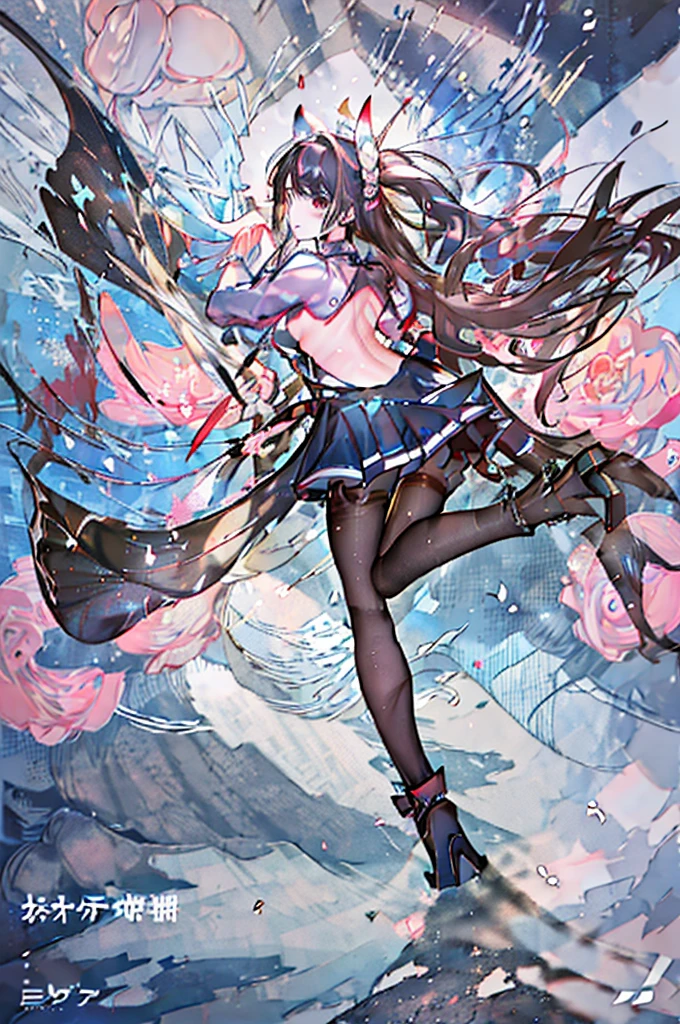 An illustration,masterpiece,girl,Bob Hair,Brown Hair,beautifuleye,Cleavage,Small breasts,(Sexy face),Cabaret Club,(VIP Room),hostess,Red backless dress,(Show me your back),(look back),Bare shoulders,((whole body:1.3)),((Black high heels:1.1)),茶色のeye,(small sparkly earrings),Close your mouth,{Depth of written border},(Particles of light:1.1).Photorealisticです、It is high resolution.、Gentle Light、1 Female、soloで、Hip Up、Glowing Skin、(A detailed face)、Hair with white waves、見る者を誘うeye、恋人eye線、inviting expression、Sexy smile、Perfection & Style、Perfect balance、Detailed skin、Naughty conflicts、I can see your chest、showing her：1.2、showing her：1.2、Horizontal feet、（At 32K、Live Shooting、Highest quality、workmanship：1.2)、(Spreading her legs wide、Spread your legs wide)、(Long twin tails)、Viewers are watching、前からeye線、Bullish、Erotic、Light blue bra、White skin、knees、(Beige pantyhose)、Absurd、Small Face、Bangs from center to center、The forehead is visible、(Embarrassed、skinny、)、workmanship、Highest quality、Ultra-high resolution、beautiful、beautiful、There is only one person、solo、Full Body、cute、Japanese women、Are standing、 （Photorealistic：1.37）、Photon interpretation、Realism、Young face、ブラウンeye、Black socks、(Red bow tie)、Radio City、Physical-based manners are cute、Maebo、Depth of written boundary、Body、Beautiful feet、Beautiful long legs、Slim legs、Tie your hair in one strand on your chest、(I can see the bangs)、lips、Blue_eye、Nose Soft、 (Shui Color)Shirt)、(Navy, blue and white checkered pleated skirt)