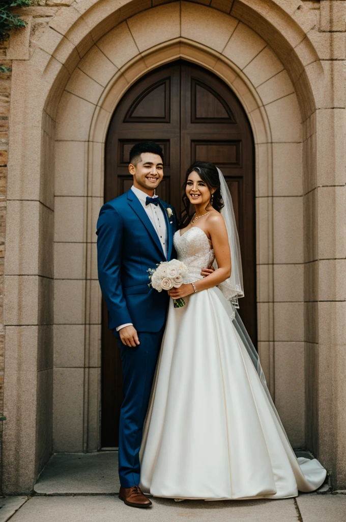 A wedding couple
